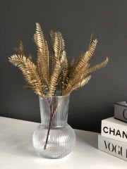 Gold Yapay 7 Dal Bitki Kuşkonmaz Demeti 40 cm